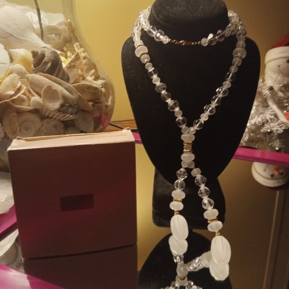 Vintage 1989 sparkling rope necklace nib - Picture 8 of 10